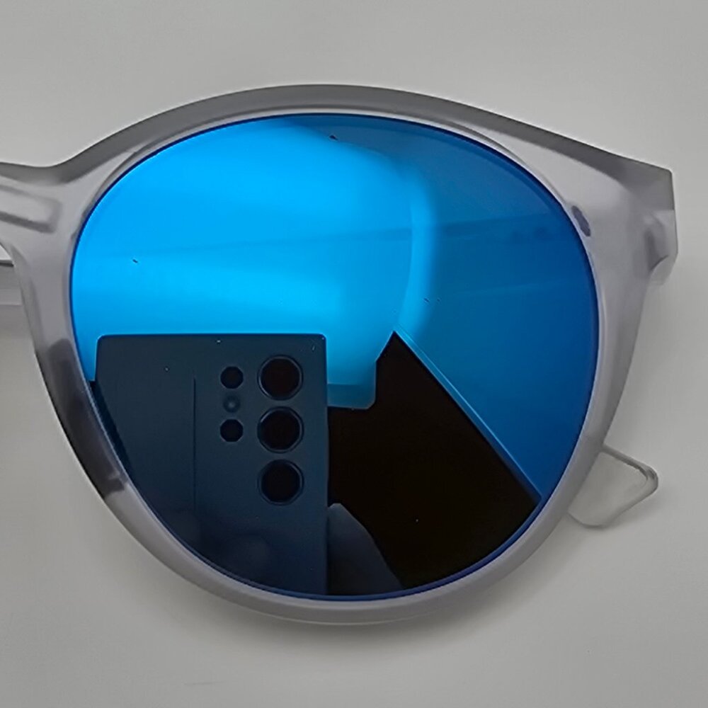 *SOLD* Oakley OO9474-0452 Spindrift Matte Clear Frame Prizm Sapphire Sunglasses - Picture 13 of 15